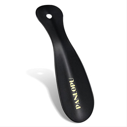 Metal Shoe Horn 7.5Inch Portable Stainless Steel Fashion Travel | Rust-resistant Ergonomic Curved Design Compact Size