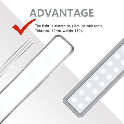 LED Closet Light, 4 Modes Motion Sensor 52 LEDs Under Cabinet/Counter Closet Night Light Portable Wireless Rechargeable Activated Operated Easy-Stick for Stair/Wardrobe/Hallway,2-Pack