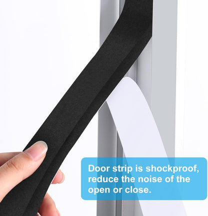 2 Rolls Foam Seal Tape for Door Window Insulation, Soundproof and Shockproof Foam Adhensive Strip, 3/8" Wx3/16 T Single Sided Foam Tape, Cold Air and Draft Closed Cell Seal Strip,Total 32FT