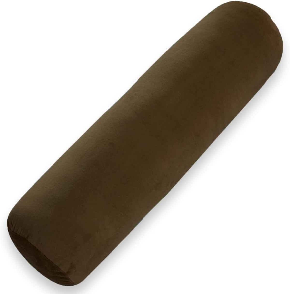1 MIDDLE ONE Body Pillow for Adults, Bolster Pillow with Removable Velvet Cover, Long Round Cervical Roll Pillow, 35 x 7.87 Inches, Blue