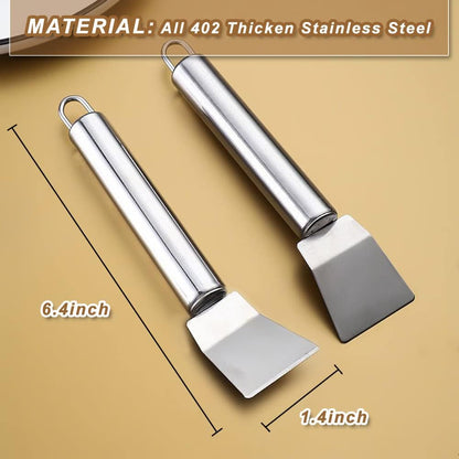 Gas Stove Brass Wire Stiff Bristles Brushes Rust Cleaner for Kitchen Grease Grime Pot Pan