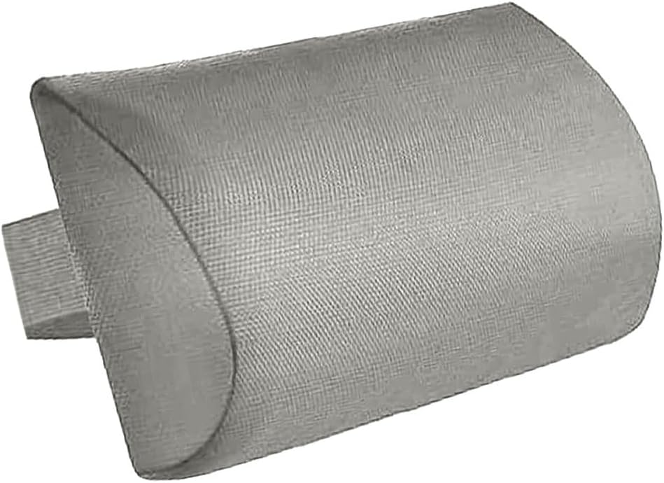 Chaise Lounge Neck Support Pillow with Adjustable Strap,Ergonomic Headrest Pillow Portable Bolster Cushion for Patio Backyard Beach Pool Garden Recliner (Orange)