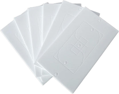 30-Pack Outlet Insulator Pads, EVA Foam Plate Gasket for Wall, Light, Switch Socket Cover Draft Sealer, Energy Saving Home Seal