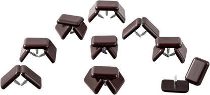 1" Nail on Furniture Sliders (24 Pack) - Furnigear Heavy Duty PTFE (Teflon) Chair Sliders Glides Wooden Furniture Movers Move Your Furniture Easily & Safety - Best Chair Leg Floor Protectors