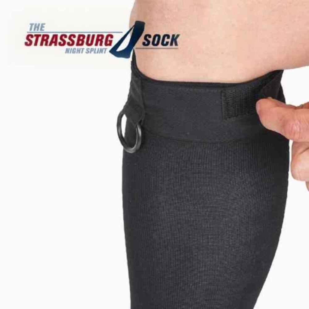 Strassburg Sock White Regular Size (fits calf size up to 16in around)