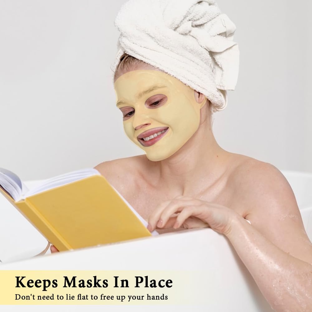 my novel things Face Ice Pack and 2 Packs Silicone Face Mask Cover