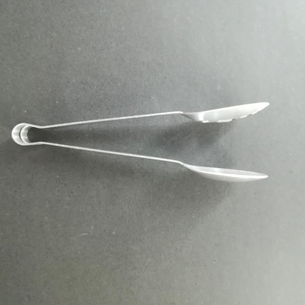 Tea Bag Squeezer Tongs,Tea Bag Squeezer,Tea Tongs,Stainless Steel Tea Tongs,Round Tea Filter Clamp,Tea Bag Strainer Clip Tea Bag Holder for Gripping Tea Strainer Spoon for Ice Sugar Cubes Bar (Gold)