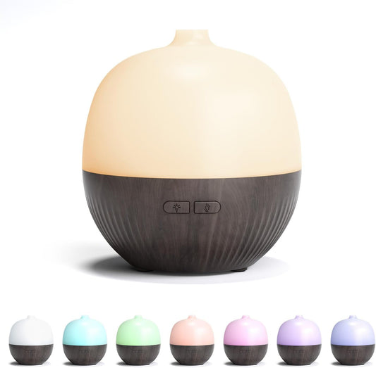 ARVIDSSON Essential Oil Diffuser, 100ml Small Aromatherapy Diffuser with Mood Light, Ultrasonic Oil Diffusers for Home, Mini Diffuser for Essential Oils, Gift for Women
