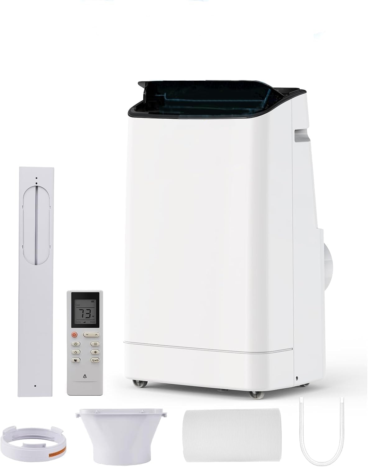 Garvee 14,000 BTU Portable Air Conditioner, 3-in-1 Portable AC for Rooms | Fast & Quiet Cooling for Rooms up to 750 Sq.Ft, Remote Control, LED Display Panel, Included Easy Install Window Kit