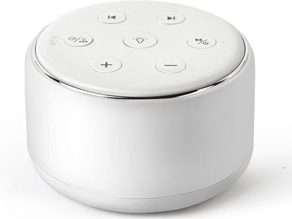 FamiSym Rechargeable White Noise Sound Machine Baby with Night Light