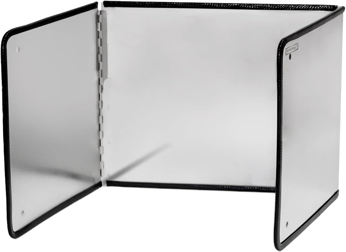 Silver Large 2 Pieces 2 Sided Stainless steel Splatter Guard for Frying Stove Top,Oil Splash Guard Cooking for Stove,Non Stick Foldable Splatter Screen