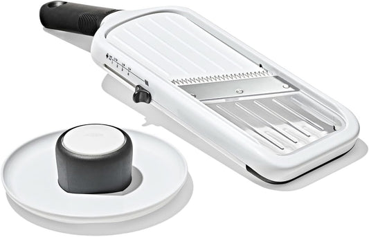 OXO Good Grips Precision Handheld Mandoline, Mandoline Slicer, Adjustable Thickness Vegetable Slicer for Everyday Prep