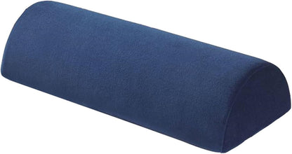 Large Half Moon Bolster Pillow for Legs, Knees, Side Sleepers，Lower Back and Head, with Pillowcase Memory Foam Leg Pillows for Sleeping Yoga Bed(#14,16.5x7x4in/42x18x10cm)