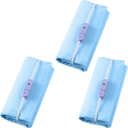Boncare® Stay-On Small Vinyl Electric Heating Pad for Neck and Shoulders and Back Without Auto-Off, Low & High Heat Levels, Waterproof Hot Heat Pad with Washable Cover (11.5"x13.5", 1-Pack)