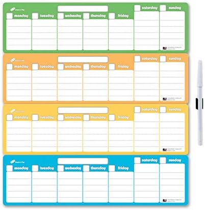 Tropical Dream Dry Erase Magnetic Calendar, 13.5"x14" | Dimensions 13.5"x14"