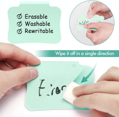12PCS Basket Labels Clip On for Storage Bins, Removable & Erasable Bin Labels Clips On, Laundry Kitchen Pantry Labels for Organizing Baskets Cube Box (Pink)