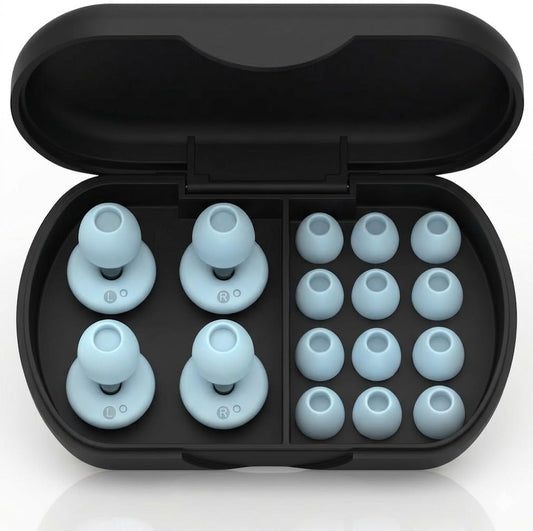 -40dB Ear Plugs for Sleeping Noise Cancelling Ear Plugs for Noise Reduction & Snoring, Concerts, Ep01 Earplugs for Sleep, Sider Sleepers Airplane, Silicone Earplugs Reusable Concert Ear Plug Case
