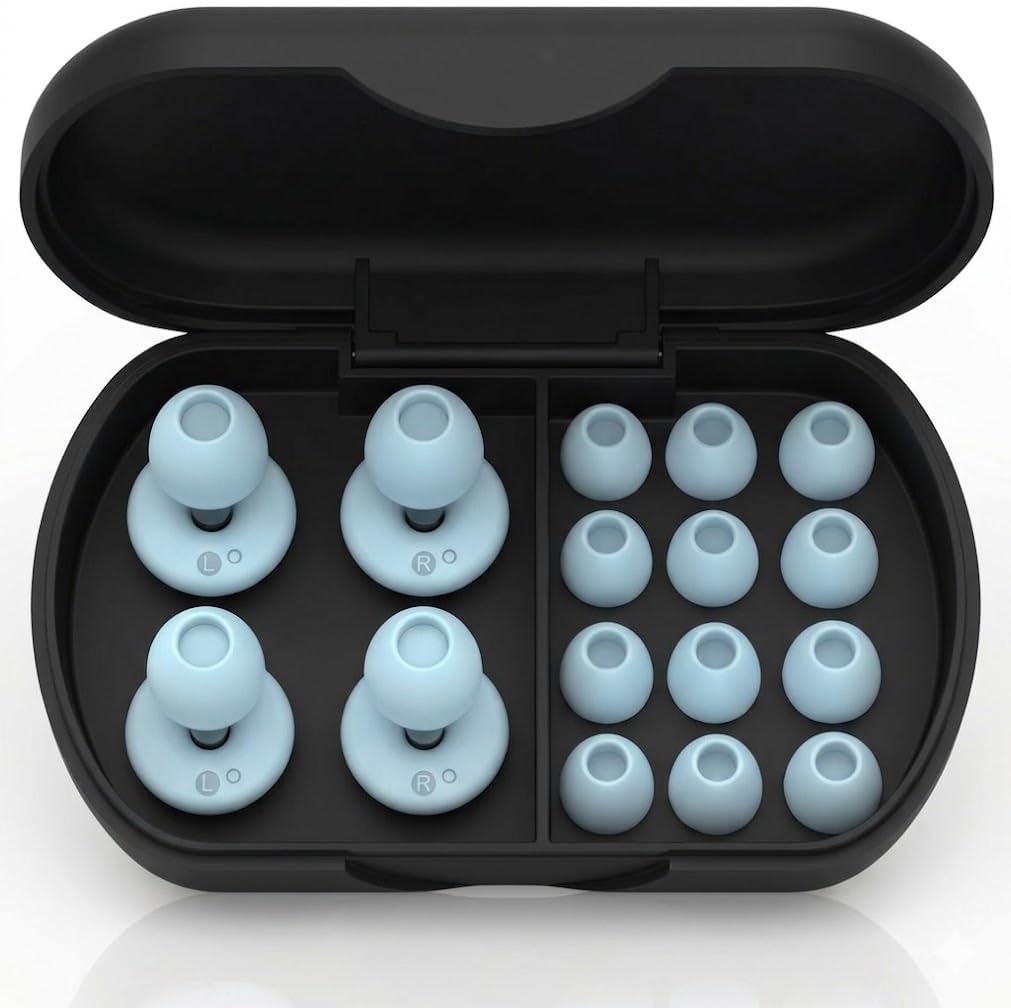 -40dB Ear Plugs for Sleeping Noise Cancelling Ear Plugs for Noise Reduction & Snoring, Concerts, Ep01 Earplugs for Sleep, Sider Sleepers Airplane, Silicone Earplugs Reusable Concert Ear Plug Case