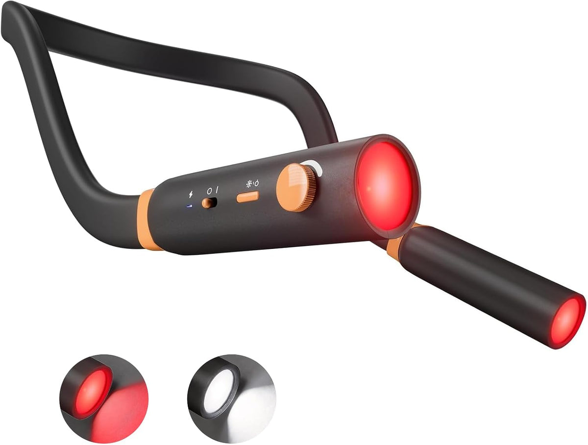 Neck Reading Light with 660nm Red Light Therapy Eye Care at Night
