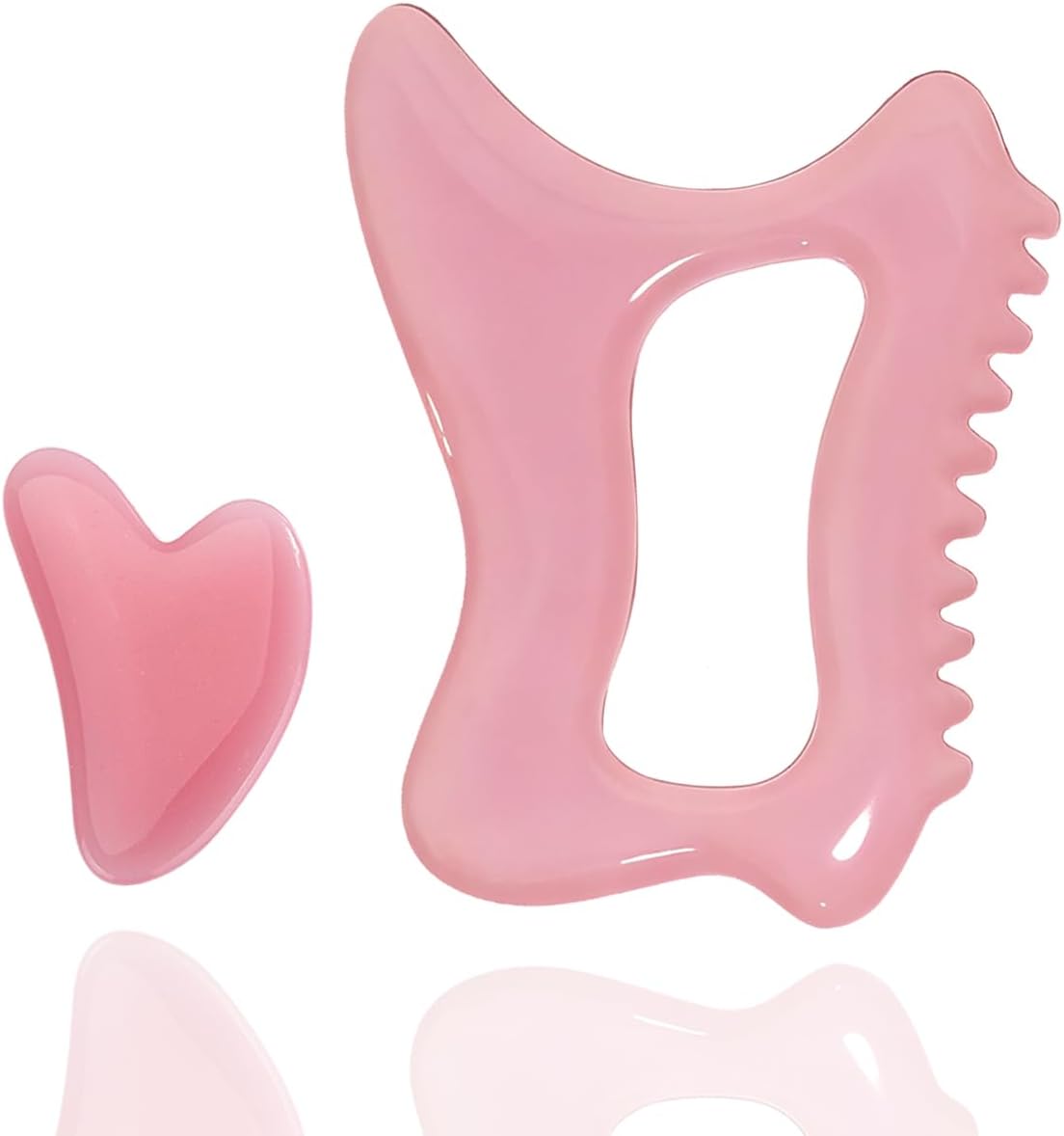 Lymphatic Massage Roller for Cellulite Remover Body Sculpting - Handheld Cellulite Massage Tool for Body Bloat Blood Circulation Lymphatic Drainage Pink