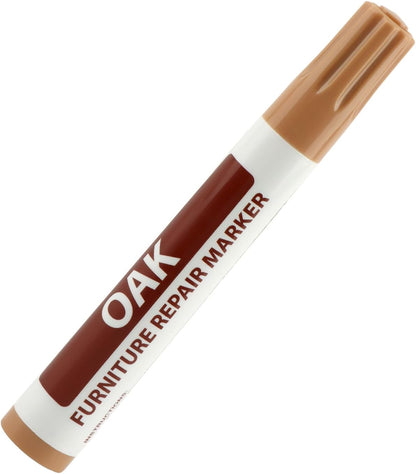 Wood Furniture Repair Markers, Black Paint Fix Touch Up Pen for Furniture & Wood Floor, Scratch Remover Filler for Nicks, Scratches & Stains, Professional Furnitures Recolour Pen for Home/Office