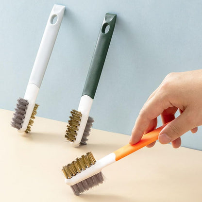 Alipis 3 Pack Gas Stove Cleaner Brush Double Ended Stovetop Cleaning Brush for Gas Burners Wire for Cleaning Pots Range Hood Sink Kitchen Countertops Home Restaurant Use