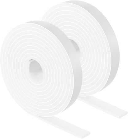 Felt Strips with Adhesive Backing Heavy Duty Cuttable Felt Tape Roll Furniture Pads for Chair Legs - Protecting Hardwood Floors, Chair Wall Protector (Black, 80 x 0.5 x 0.14 Inch)