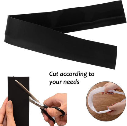Silicone Kitchen Stove Counter Gap Cover Long & Wide Gap Filler (2 Pack) Seals Spills Between Counters, Stovetops, Washing Machines, Oven, Washer, Dryer - Heat-Resistant and Easy Clean (White)