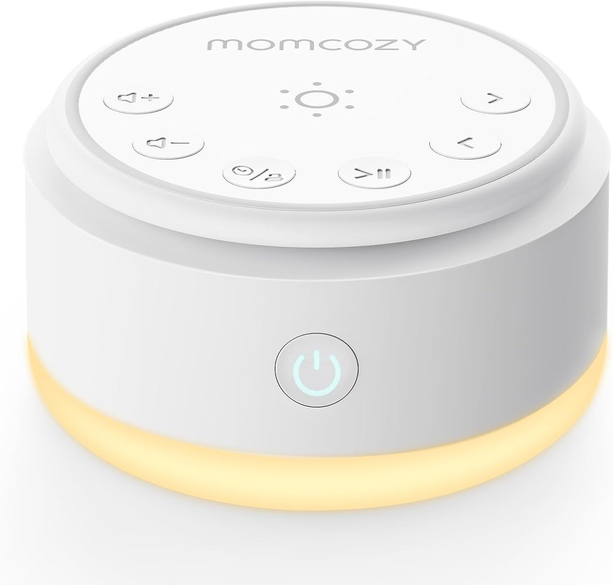 Momcozy Sound Machine for Baby | Portable White Noise Sound Machine for Sleep Rechargeable | 20 Sleep Sounds White Noise Machine with Nursery Night Light | Travel Sleep Sound Machine Battery Based