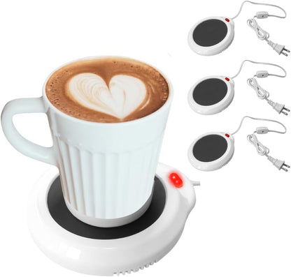 Evelots Electric Desk Cup Warmer - Candle Warming Plate - Coffee Mug Heater - Also Great for Hot Tea, Hot Chocolate, Soup, Scented Candles - On/Off Indicator Light
