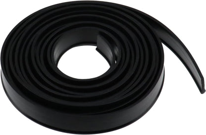 Oedema 118 Inch Shower Door Bottom Seal Strip, Black | Silicone, Waterproof, Shower Sweep Weather Stripping, for House and Glass Doors