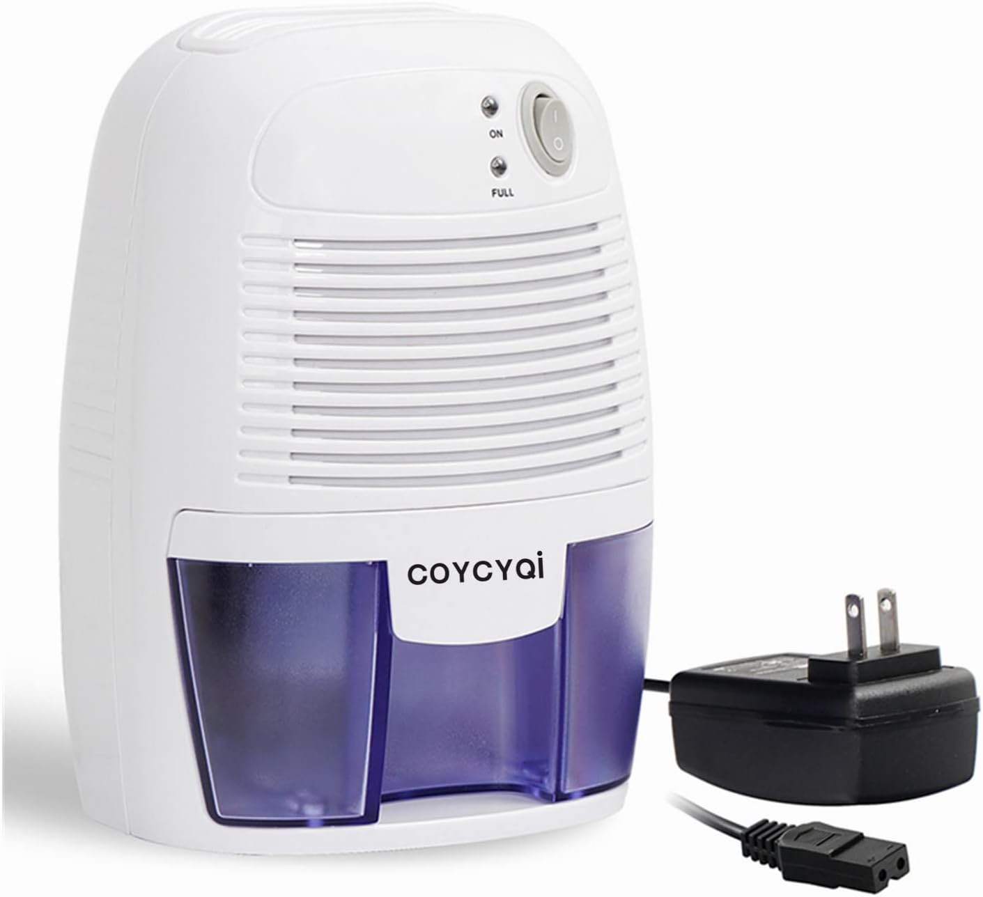 Small Dehumidifier,12V3A adapter，1200 Cubic Feet (215 sq ft) Portable Mini Dehumidifier Quiet Use for High Humidity in Home, Bathroom, Bedroom, Office, Basements, Wardrobe Closet,RV