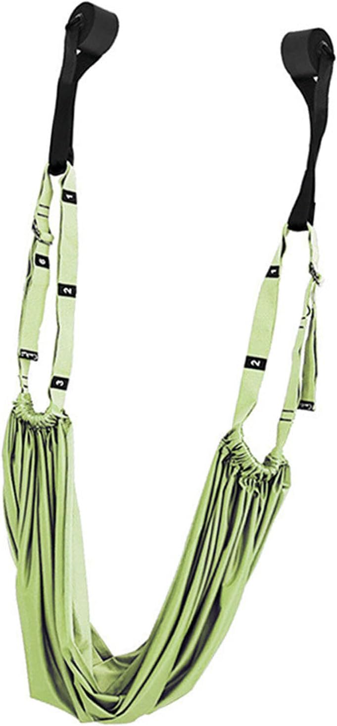 Door Leg Stretcher with Loops Stretching Strap Elastic Band for Lower Back Handstand Training Muscle Exercise Flexibility Support Home Gym