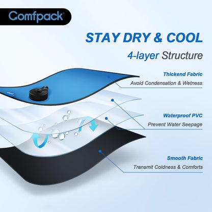 XL Ice Pack for Injuries Reusable, 21.7 x 13 Flexible Hot Cold Pack with 3 Straps for Maximum Back and Full Body, Adjustable Cold Pack Wrap for Swelling, Bruises, Muscle Pain, Inflammation