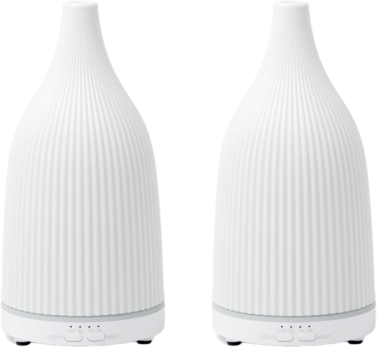 TTJ 70ml Essential Oil Diffuser, Ultrasonic Aromatherapy Diffuser with DC 5V USB Power, Timer Function, Dimmable LED Night Light, Quiet Cool Mist Humidifier for Home Office Bedroom Yoga Spa,One White
