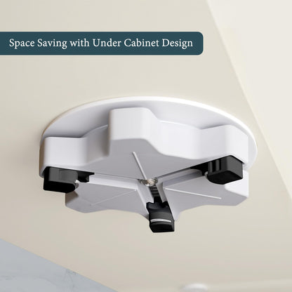 KITCHENDAO Under Cabinet Jar Opener for Weak Hands and Seniors with Arthritis, Easy Lid Opener with 3 Grippers, Bottle Opener Can Opener Under Counter