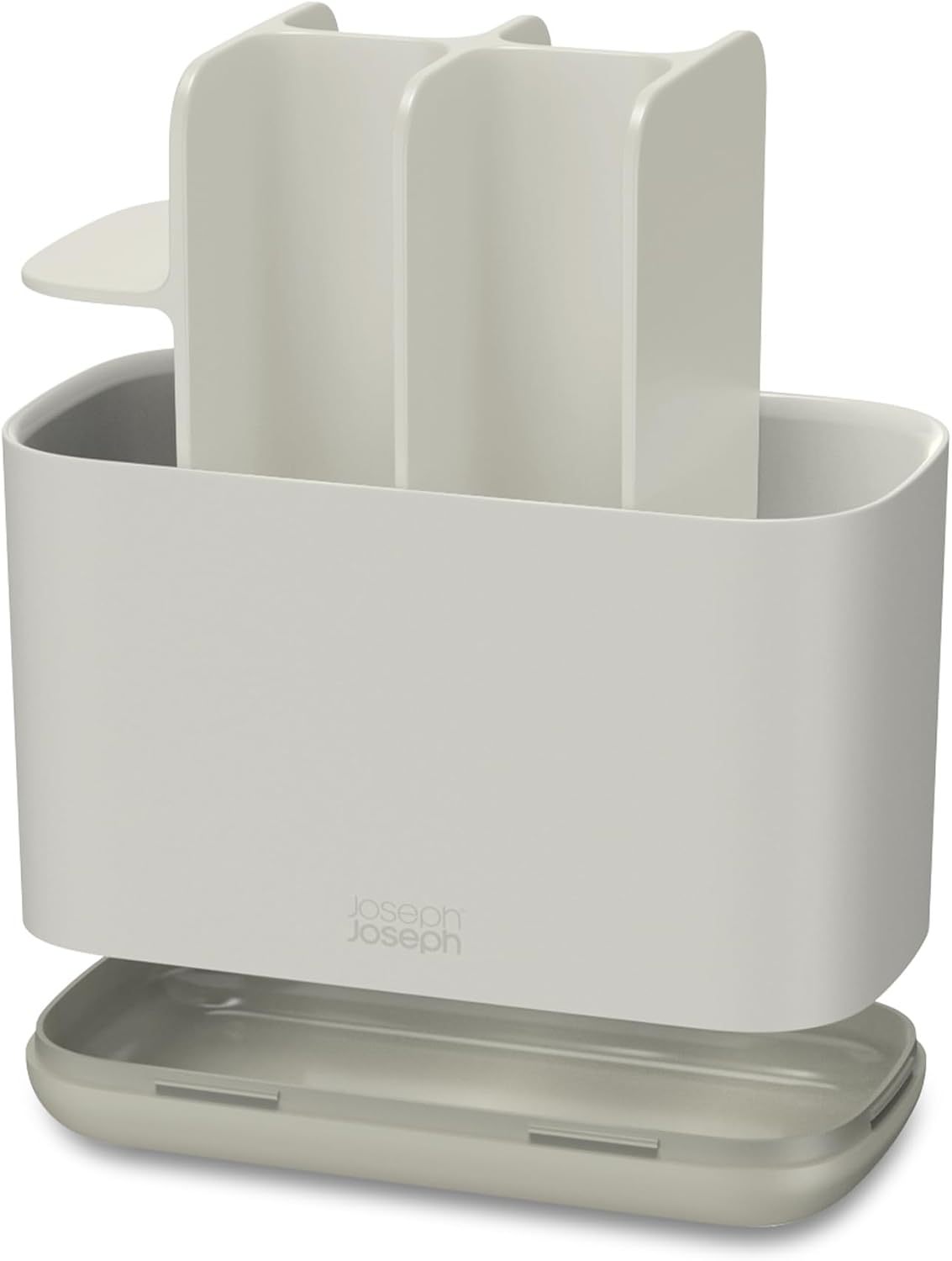 Joseph Joseph Easy-Store - Compact Toothbrush Holder Caddy Bathroom Storage , Grey/White, Regular