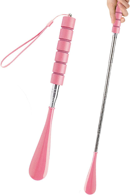 Shoe Horn Long Handle Retractable Telescopic Shoehorn Foldable Shoehorn Shoe Puller Adjustable Shoe Aids