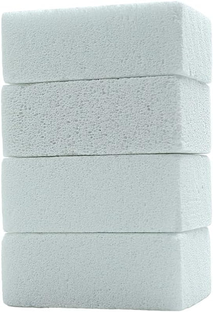 Magic Blackstone Griddle Scraper，4 Pack Gray Stone Cleaning Block Clean Brick for Grill, Removing Stains BBQ，Pool, Racks, Baking Steel, Oven, Flat Top Cookers, Utensils, Exfoliation Dead Skin, Toilet