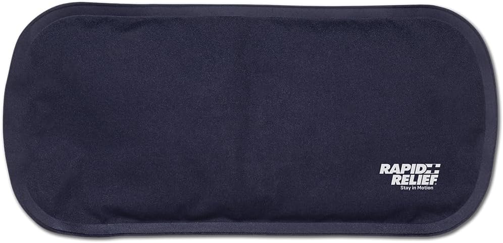 Rapid Relief Gel Soft Flexible Ice Packs for Injuries - Reusable Freezer Cold Pack, Cold Compress & Cooling Gel Pad for Face, Shoulder, Hip, Leg, Arm, Ankle & Foot Injury 5 x 11 Inch Single Pack