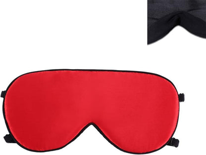 ALASKA BEAR Sleep Mask 2 Straps, Mulberry Silk, Twin Thin Elastic Bands Stay Put All Night, Smooth Eye Mask Two Adjustable Head Strings and Nose Baffle