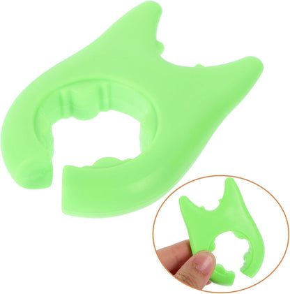 6pcs Silicone Pot Spoon Holder Set, Spill-proof Boil over Stopper and Steam Release Lid Lifters for Kitchen Cooking Helpers, Green Overflow Prevent Lifters for Stove Top Use