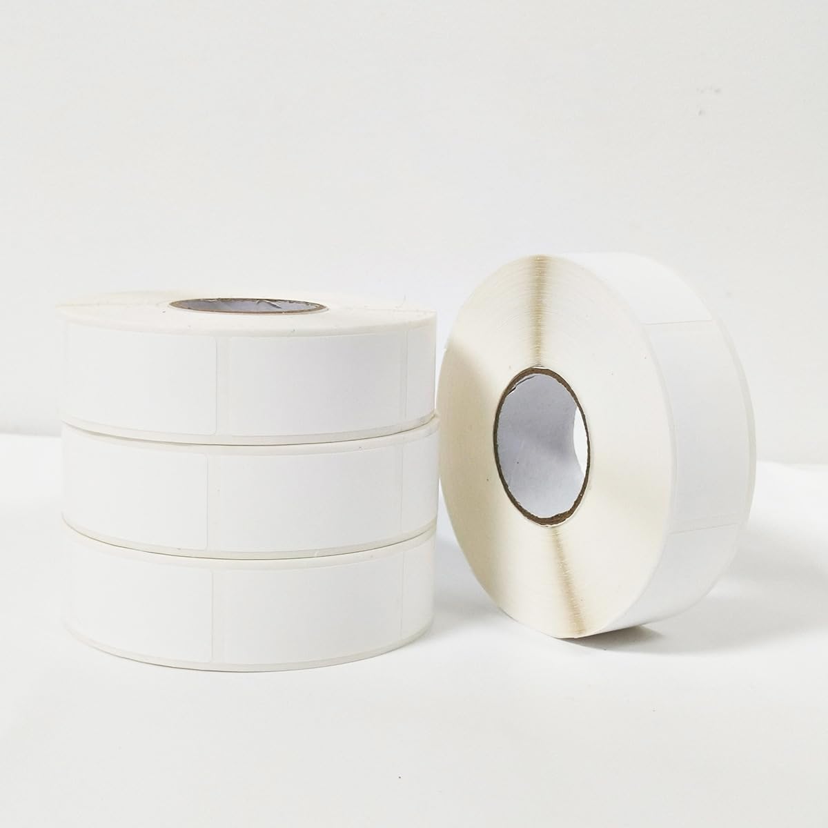 1000Pcs Waterproof Blank Removable Sticker Labels 1”x2” for Food Containers,Tear-Resistant Label Quick Drying Non-Smudging with Perforated Lines,Storage and Condiment Labels