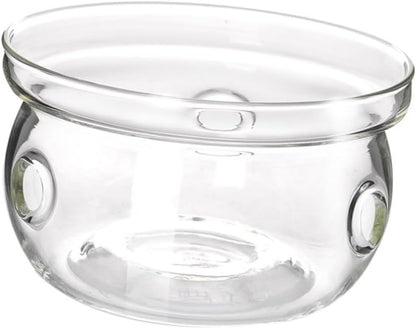 Electric Tea Kettle Base Glass Teapot Stand Insulated Heating Pad Stylish Glass Base for Stovetop Tea Pot