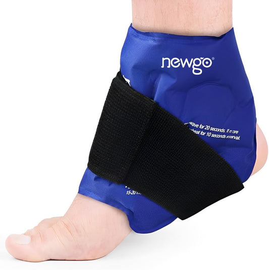 NEWGO Ankle Ice Wrap – Reusable Cold Pack for Swelling & Post-Surgery