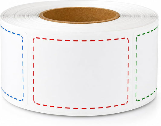 500 Removable Freezer Labels, 2 x 3 in, Waterproof Oil-Resistant Stickers
