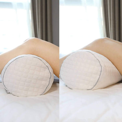 Kingnex Cylinder Bolster Roll Pillow for Sleeping on Back or Side 20x8