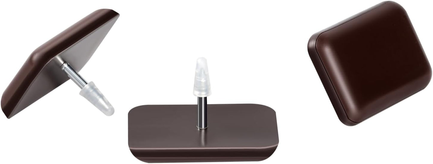 1" Nail on Furniture Sliders (24 Pack) - Furnigear Heavy Duty PTFE (Teflon) Chair Sliders Glides Wooden Furniture Movers Move Your Furniture Easily & Safety - Best Chair Leg Floor Protectors