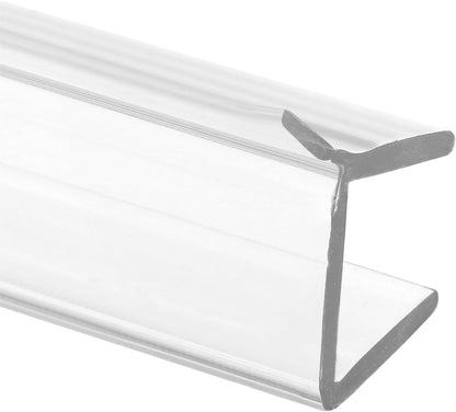 Prime-Line M 6262 Frameless Shower Door Bottom Seal for 1/4 in. Thick Glass Doors, Single Flap, 36 in., Clear Vinyl (Single Pack)