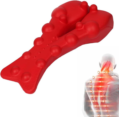 Trapezius Trigger Point Massager Suboccipital Release Tool Myofasical Release Neck and Shoulder Pain Posture Corrector for Muscle Pain Relief (Orange)